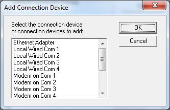 Connection Device Editor Screen. Figure 1.