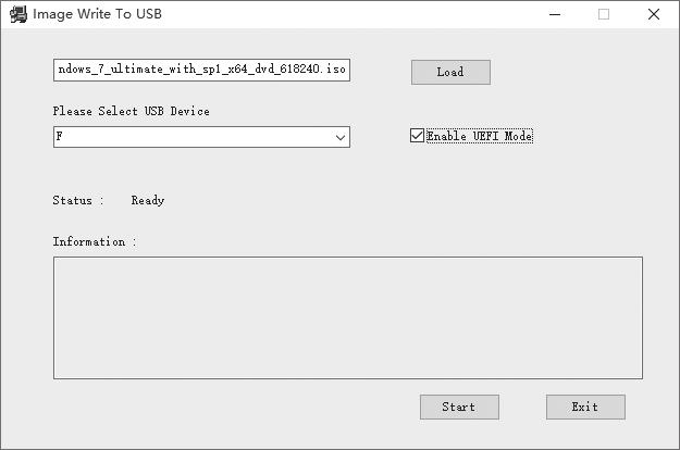 Installing Windows 7 64-bit For user who want to install Windows 7 64-bit, you must run the Win 7 tool to load the image into a USB