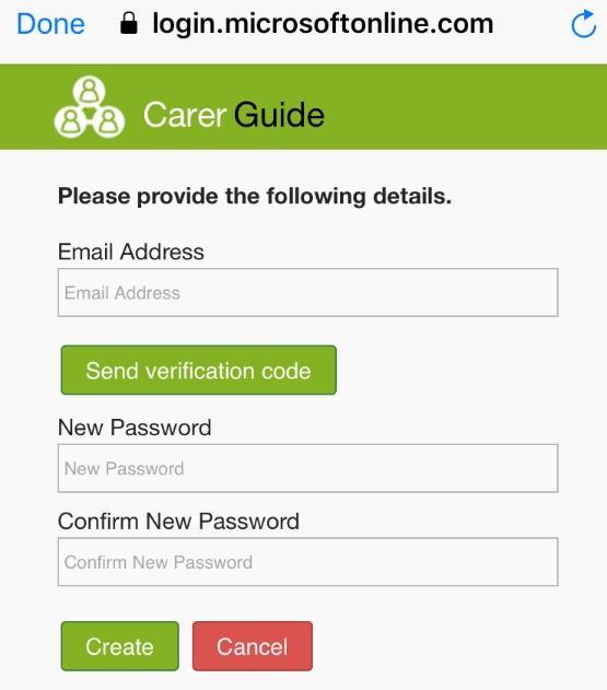 Once you enter your email, you will need to click on send verification code. You will receive a verification email to the registered email address.