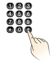 Method 2: Press and hold the # key for 3 seconds and the door phone will report the IP address by voice.