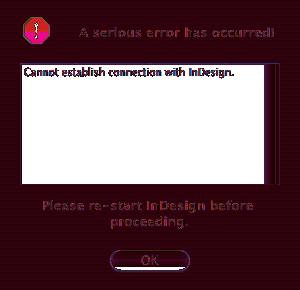 If such an error is encountered, ProofThing will turn OFF all processing, and display an error dialog box: Depending on your ProofThing
