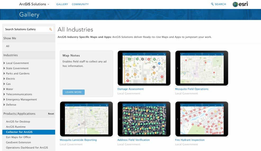 Collector for ArcGIS Jump Start With Templates Templates for creating new feature