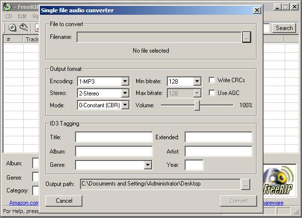 Click to browse for previously recorded message Select the file to be converted (message previously recorded) Click "Convert" at the bottom right hand corner of the window.
