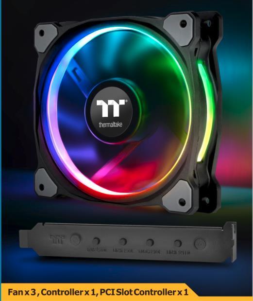Specification Riing Plus H14 RGB Patented 12 addressable LED ring Supports 256 color RGB spectrum High static pressure fan design for radiator cooling Long life hydraulic bearing for reliable and