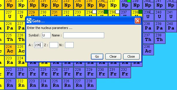 Note that if more than one metastable state is available then the Chart of Nuclides will only display the first one but the Nuclide Explorer will list all available states.