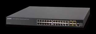 24-Port Gigabit with 4 Optional slots Layer 3 Managed Stackable Switch Supports b Ethernet b Ethernet which adopts full-duplex technology instead of low-speed, half-duplex CSMA/CD protocol, is a big