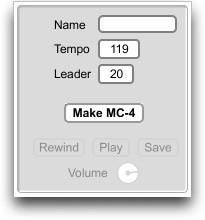 Making the MC-4 Sequence Once you have created your desire sequence(s), you are ready to make the MC-4 audio that will program the MC-4.