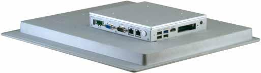 Aluminum Design IP65 Compliant Front Bezel Fanless Operation Easily Expandable I/O by AAEON OMNI I/O Modules Specifications System Processor Intel N2807 processor, 1.