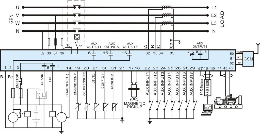 HGM7210CAN typical application diagram