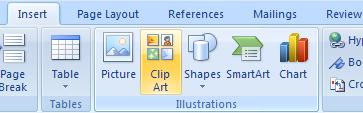 Arrange Arrange objects such as images, tables or text boxes. Arrange does not apply to normal text or paragraphs on the page.
