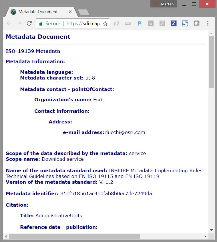 metadata Scores quality of metadata content Search