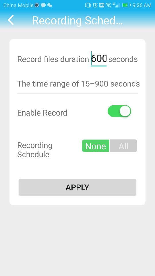 If you want the SD card to only save alarm recordings, please disable recording schedule from your camhi app or IE broswer, because the 24-hour recording is the factory setting.