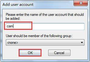 4. Input a name (anything you want), then click ok 5.