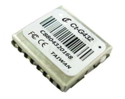 GPS Module Ct-G432 Specifications Sheet V0.1 Features: SiRF StarIV internal ROM-based ultra low power chipset Compact module size for easy integration : 10.6 x 10 x 2.