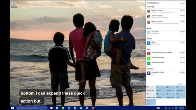 9. Action Center Windows 10 will provide a new way to look at all your notifications in one place.