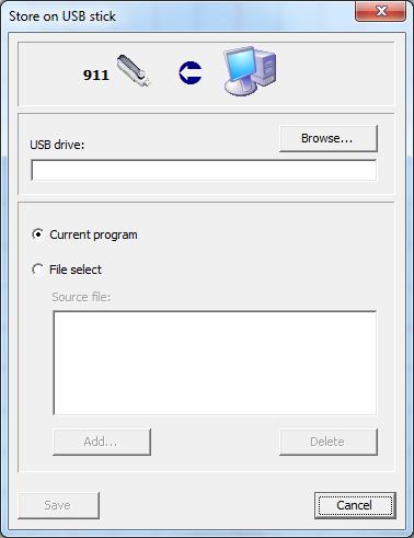 Data transfer to the machine 6-15 4 Define the target (USB) drive: Click on Browse in order to open the standard Windows window for selecting a drive Select the desired drive and close this window 5