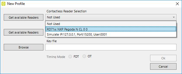RFIDDiscover: PEGODA reader selection and usage example For more