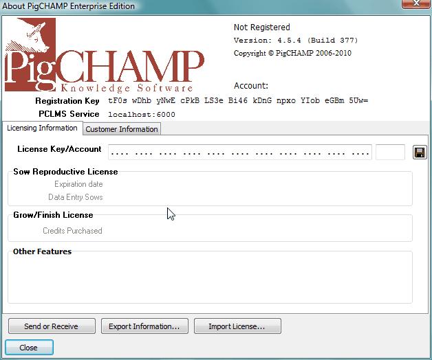the software will ask you where to find PCLMS. You can specify where to find PCLMS at that time.