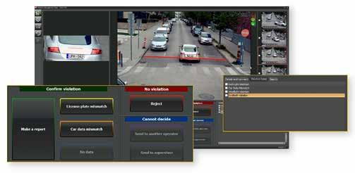 vehicle and owner data. All relevant Automatic Traffic VCA applications other relevant images of the violation, and crops the license plate.