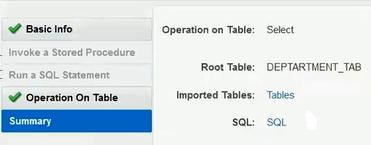 Chapter 4 Define a Select Operation on Database Tables b. Click Add New to add new criteria to the SQL query. The automatically created SQL query is displayed below the link. c. Specify values for the following fields, and click OK.