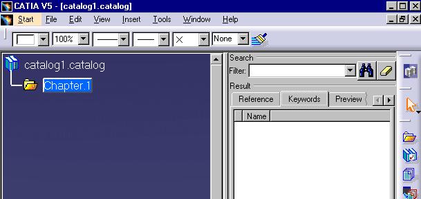 Creating Sub-Catalogs This task explains making sub-catalogs. You may need to create several catalogs if you are creating a catalog of resolved parts.