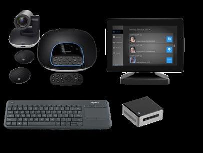 ROOM SOLUTIONS LOGITECH SMARTDOCK AV CONTROL CONSOLE AV control console for Skype Room Systems with one-touch join, streamlining video collaboration and desktop sharing.