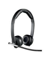 DESKTOP SOLUTIONS LOGITECH WIRELESS HEADSET H820e Wireless headset for increased mobility.