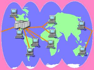 NETWORK AND COMMUNICATION SYSTEM WAN (WIDE AREA NETWORK) - is a telecommunication network that