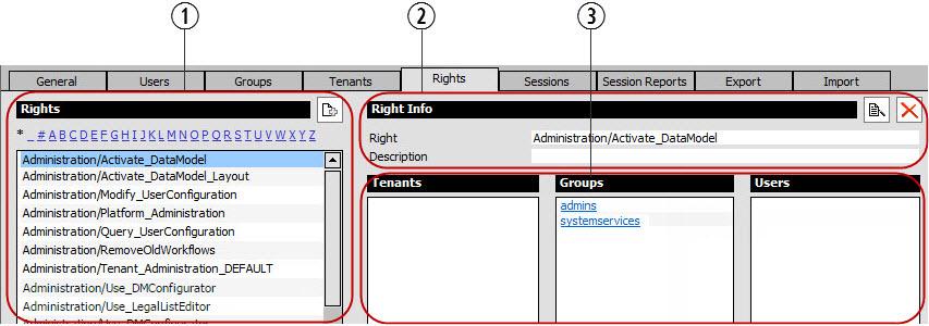 5 Working with Rights Interplay MAM provides a list of predefined rights that can be assigned to user groups with MAM User Manager.