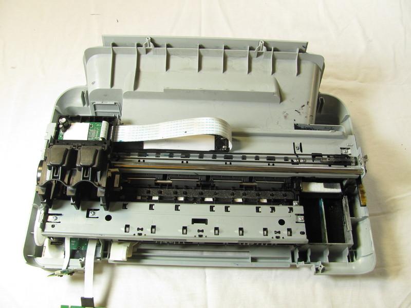 side of the printer.