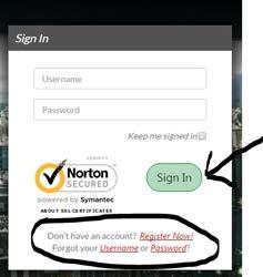 Type in your username and password and click on Sign in.