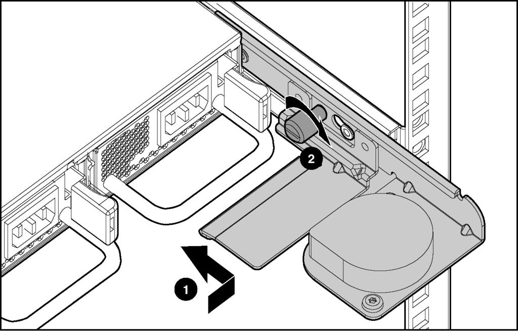 To install a hot-plug power supply: 1. Remove the protective cover from the connector on the power supply. 2. Slide the power supply into the chassis until it snaps into place.