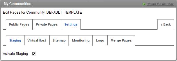 Templates can be created for open, restricted, and private communities. Additionally, create a default template that applies to all kinds of communities.