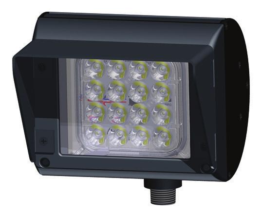 Single Array LED Flood Light Accessories: 6.23" Mounting: 29 151 4.