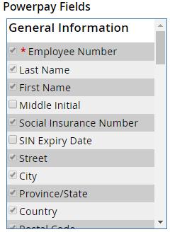 The Matched Fields section in the center displays the Custom Import Fields and Powerpay Fields that are