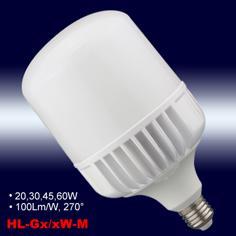 LED Bulb Lamp (5/5) (Ceramic & Aluminum housing) Part number HL-G80/20W-M HL-G100/30W-M HL-G120/45W-M HL-G140/60W-M Description OMMI directional 20W,30W,45W,60W LED lamps, PF 0.