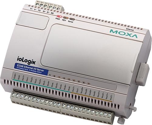 Introduction Overview (shown with and without optional LCM) The iologik E2240 is part of the E2000 series of iologik Active Ethernet I/O servers, which are designed for intelligent, pro-active status