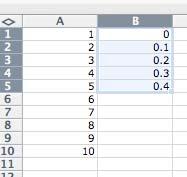 Pasting a series Pasting a series of data is useful if there is a regular pattern to the