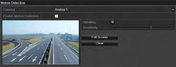 5.3 Configuring Motion Detection Record Purpose: Follow the steps to set the motion detection parameters.