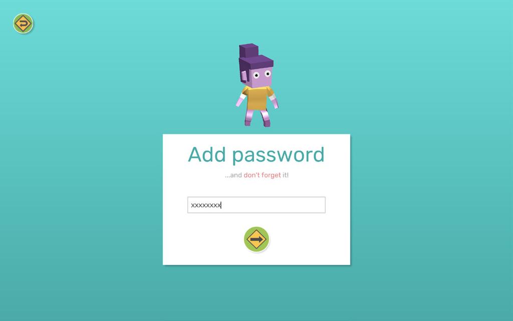 3. Choose a username. 4. Set a password. 5.