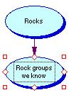 4. With Rocks selected, go to the Diagram toolbar and find the horizontal and vertical Create button.