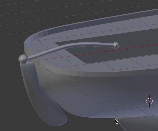 Add a NURS Surface Sphere (or a Mesh UV Sphere) to either end of the