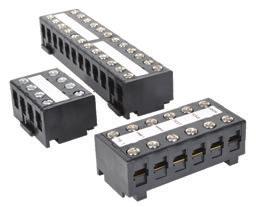 Terminal Blocks / HIGH DENSITY H i g h D e n s i t y T e r m i n a l B l o c k s c3controls new line of High Density Terminal Blocks are rated 600 volts, 30 amperes continuous service and will