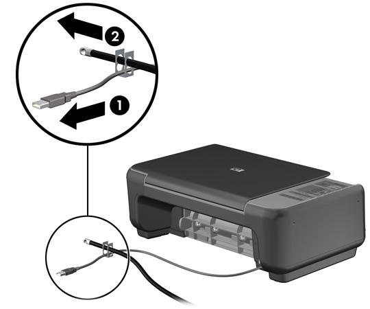 4. Use the bracket provided in the kit to secure other peripheral devices by laying the device