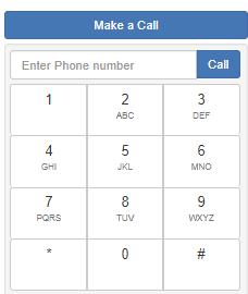Make a call to any number from the Attendant Console a. Select the Make Call button on the top right. b. When the dial pad opens, dial the number you want to call. c. Click the call button. d. Your phone will ring and when you pick it up the call will go through.