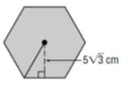 49. The two figures below are similar. 50. The area of the smaller pentagon is 32.5 cm 2. What is the best approximation for the area of the larger pentagon? Round to the nearest hundredth.