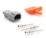SOLUTIONS 06-3S- KIT01 3 Socket Plug, Wedge and Contacts Kit Receptacle Part Number Description Part Number