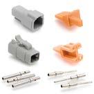 4 Pin Wedge and Contacts Kit Plug & Receptacle Kit Part Number Description