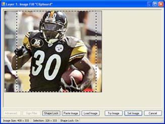 ) The Import Image dialog s Paste Image button will be enabled if an image is available on the Clipboard.
