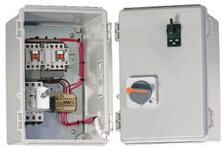 Economy Combination Motor Starters (cont d) Reversing Dimensional information is available on the last page of this section.
